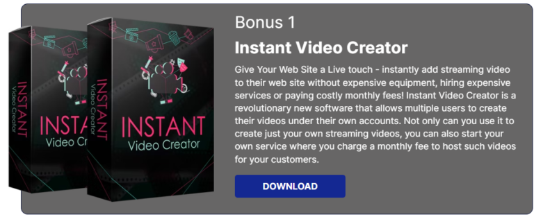 Instant Video Creation